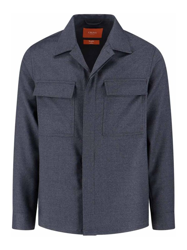 CRUNA: シャツ - シャツ - グレー