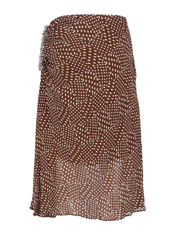 DRIES VAN NOTEN: ニーレングススカート＆ミディ丈 online - 膝丈/ミディスカート - ブラウン