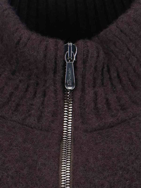 The Best Shops DRUMOHR: crew necks - Maglia Zip In Lana