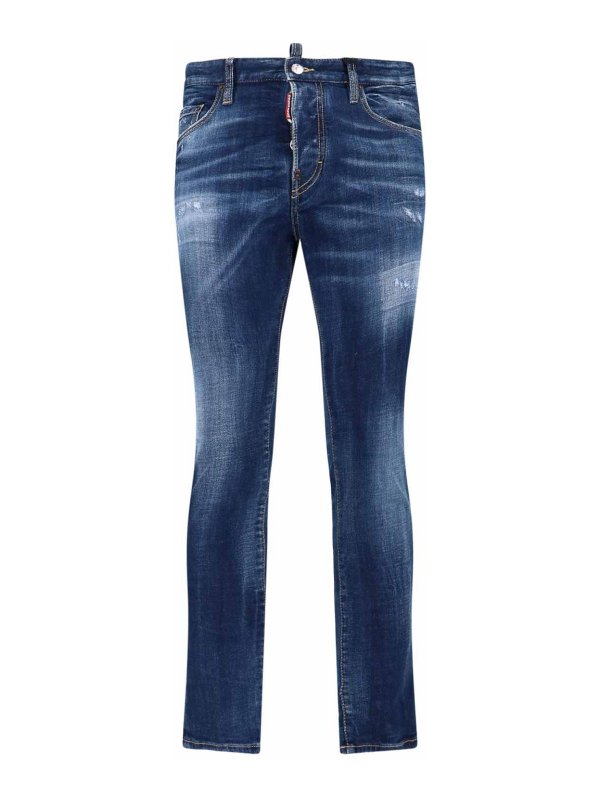 DSQUARED2: straight leg jeans - Jeans