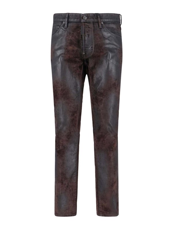 DSQUARED2: straight leg jeans - Jeans