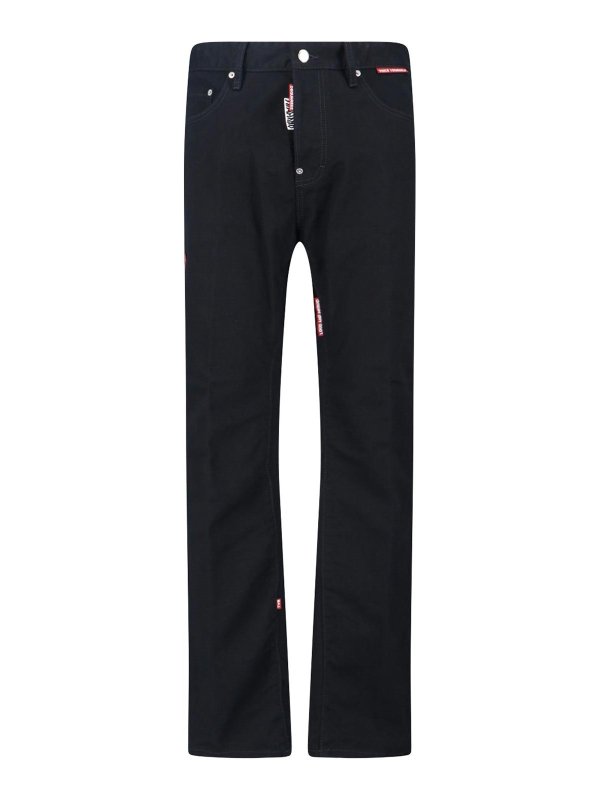 DSQUARED2: Jeans à jambe droite - Jean Droit - Protesta 642