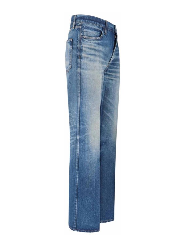 The Best Shops FEAR OF GOD: Jeans à jambe droite - Jean Droit - Bleu