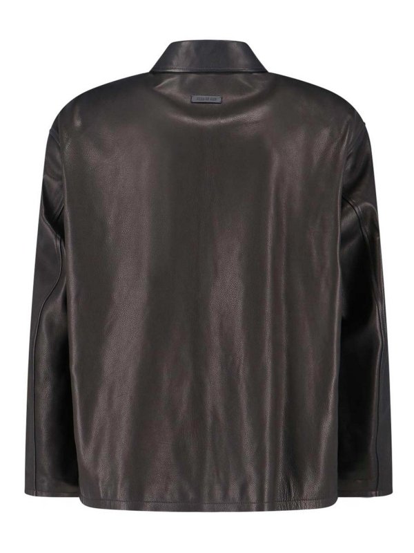 FEAR OF GOD: giacche in pelle online - Giacca In Pelle Di Vitello