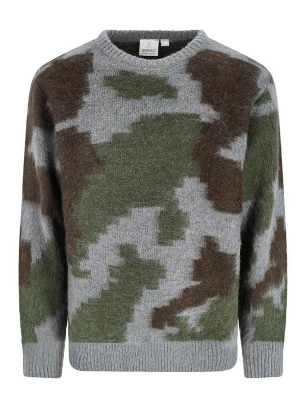 GRAMICCI: maglia collo rotondo - Maglione Camouflage