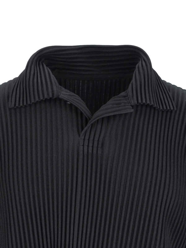 The Best Shops HOMME PLISSÉ ISSEY MIYAKE: polo - Polo Plissettata