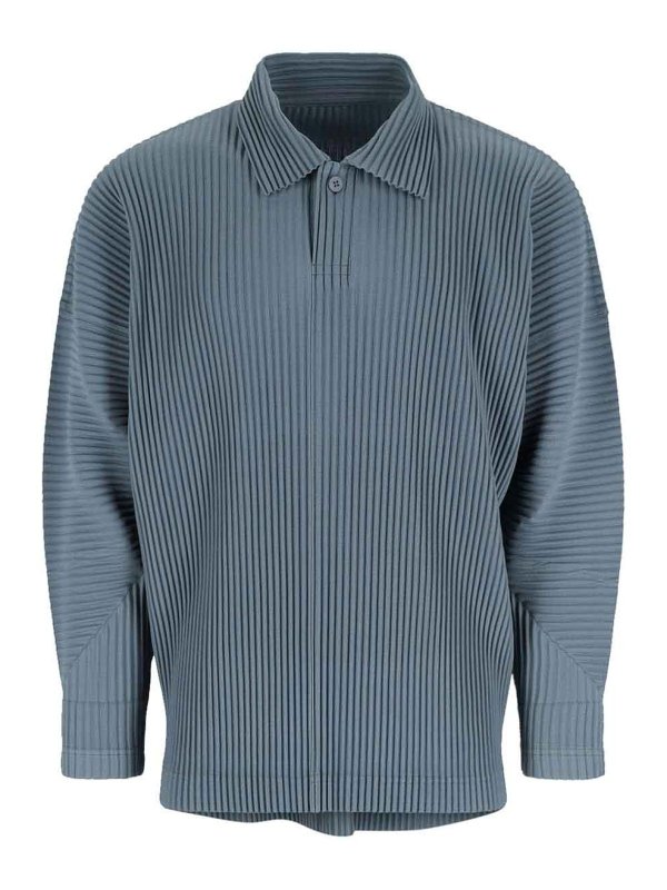 HOMME PLISSÉ ISSEY MIYAKE: Polos - Polo - Azul