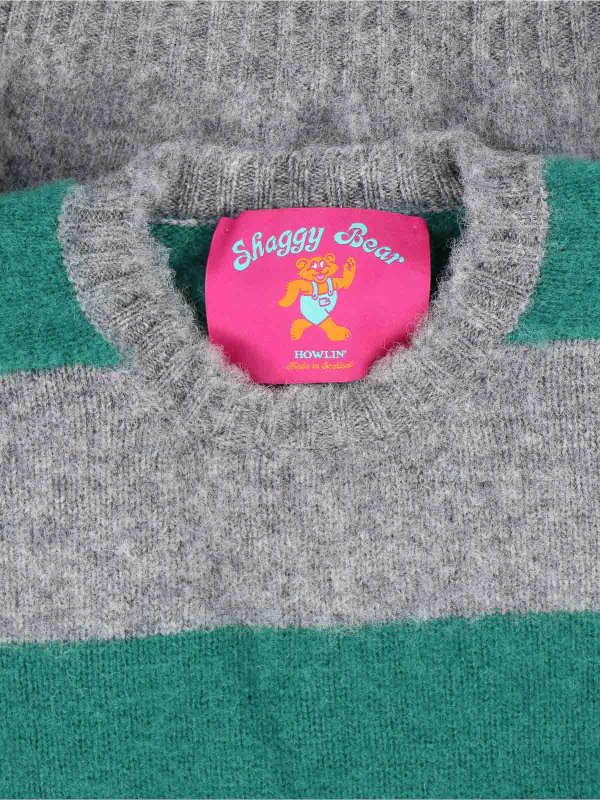 The Best Shops HOWLIN: Strickpullover mit Rundhalsausschnitt - Rundhalspullover - Grau