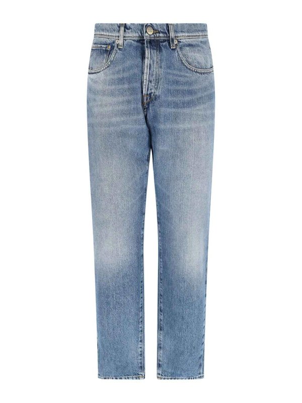 INCOTEX: straight leg jeans - Jeans Dritti