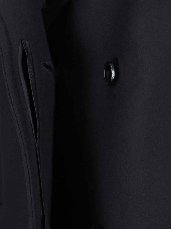 Knielanger Mantel - Schwarz shop online: IVY OAK