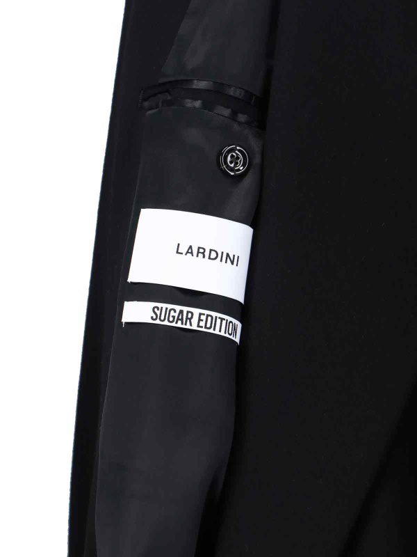 The Best Shops LARDINI: cappotti al ginocchio - Cappotto Doppiopetto In Lana Vergine