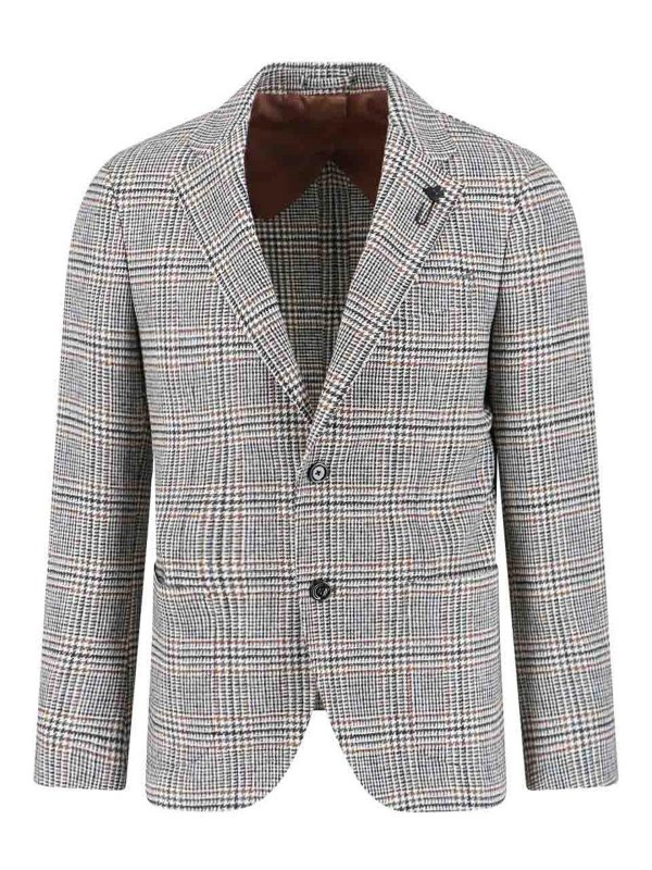 LARDINI: giacche blazer - Blazer Monopetto In Lana Vergine