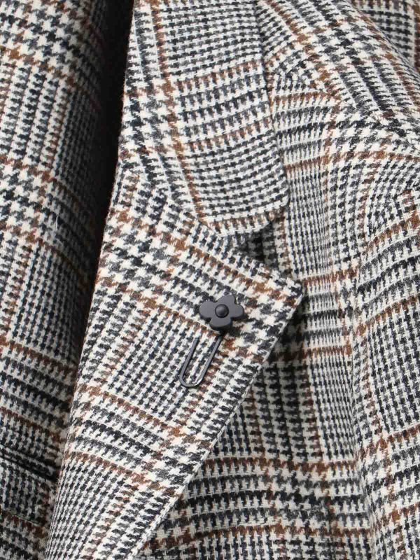 Blazer Monopetto In Lana Vergine shop online: LARDINI