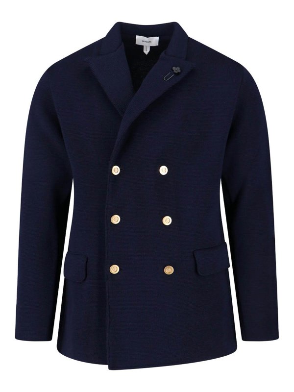 LARDINI: Blazer - Blazer - Azul