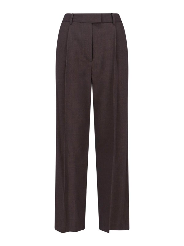 LOW CLASSIC: pantaloni casual - Pantaloni In Misto Cotone