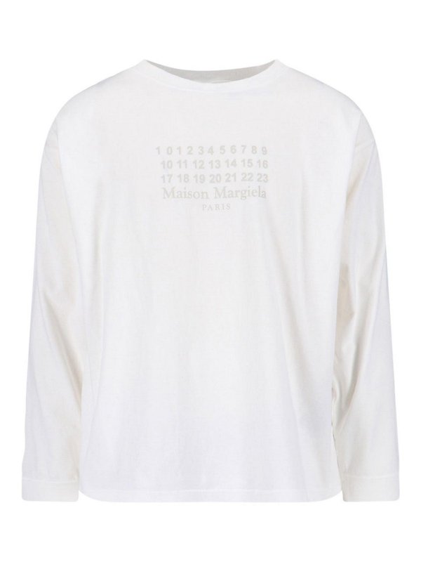 Maison Margiela: t-shirts - Logo T-shirt