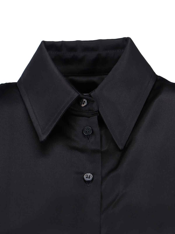 The Best Shops MARINE SERRE: knee length dresses - Satin Midi Dress