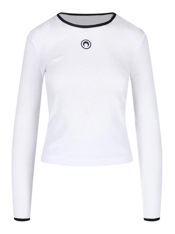 MARINE SERRE: Tシャツ - Tシャツ - Moon