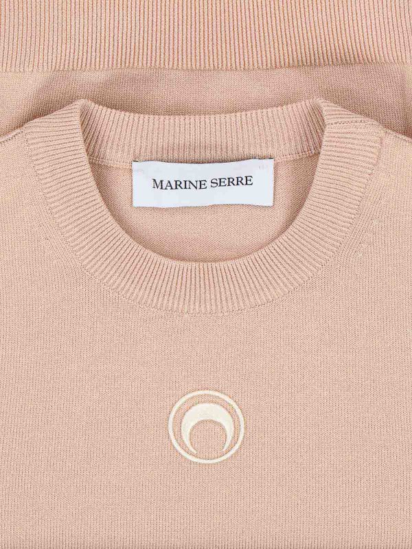 The Best Shops MARINE SERRE: maglia collo rotondo - Maglia Logo