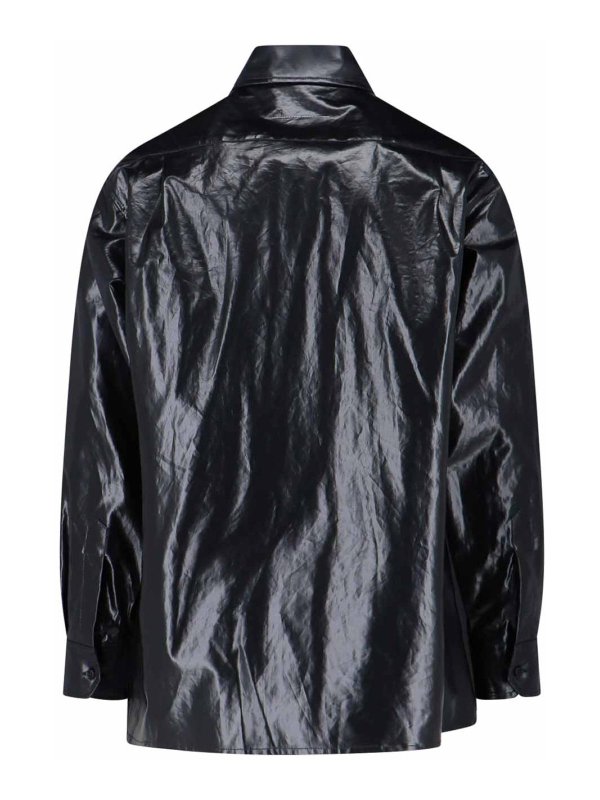 MM6 MAISON MARGIELA: shirts online - Coated Linen Shirt