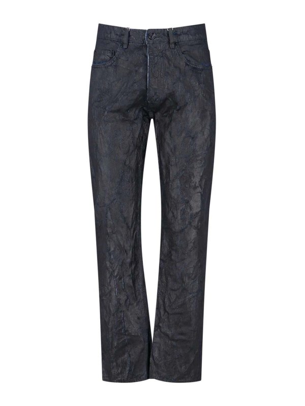 MM6 MAISON MARGIELA: Straight Leg Jeans - Straight Leg Jeans - Schwarz