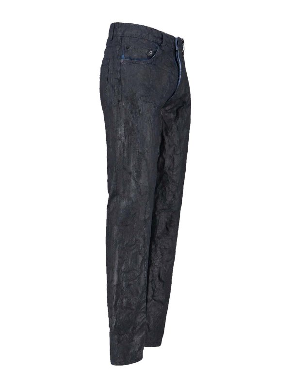 The Best Shops MM6 MAISON MARGIELA: Straight Leg Jeans - Straight Leg Jeans - Schwarz