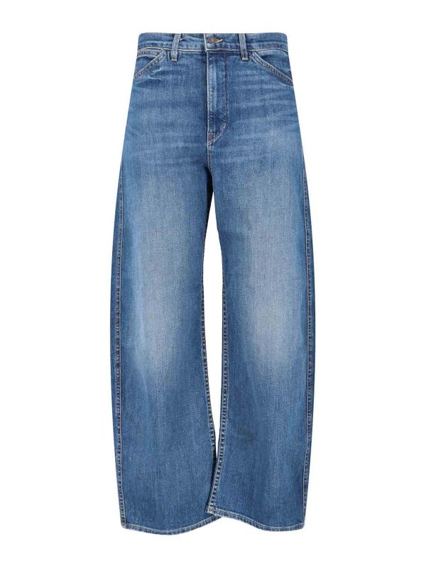 NILI LOTAN: Straight Leg Jeans - Straight Leg Jeans - Blau