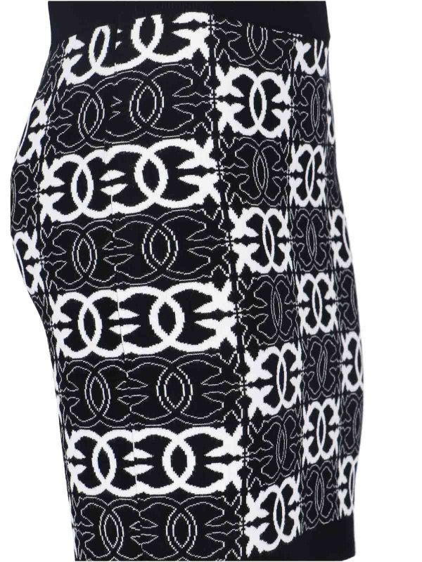 The Best Shops Pinko: Knielange und Midi Röcke - Midirock - Weiß