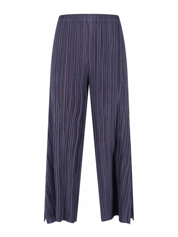 PLEATS PLEASE ISSEY MIYAKE: テーラードトラウザー - テーラードパンツ - グレー