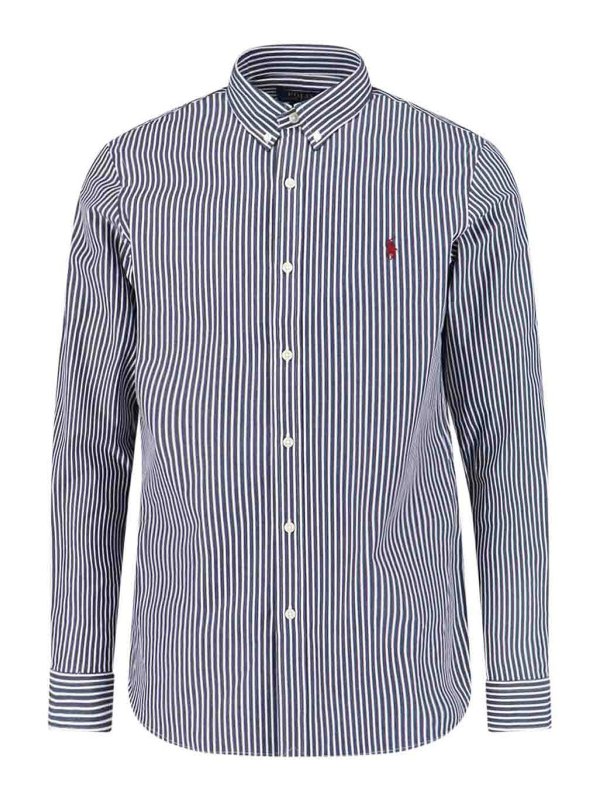 POLO RALPH LAUREN: shirts - Striped Logo Shirt