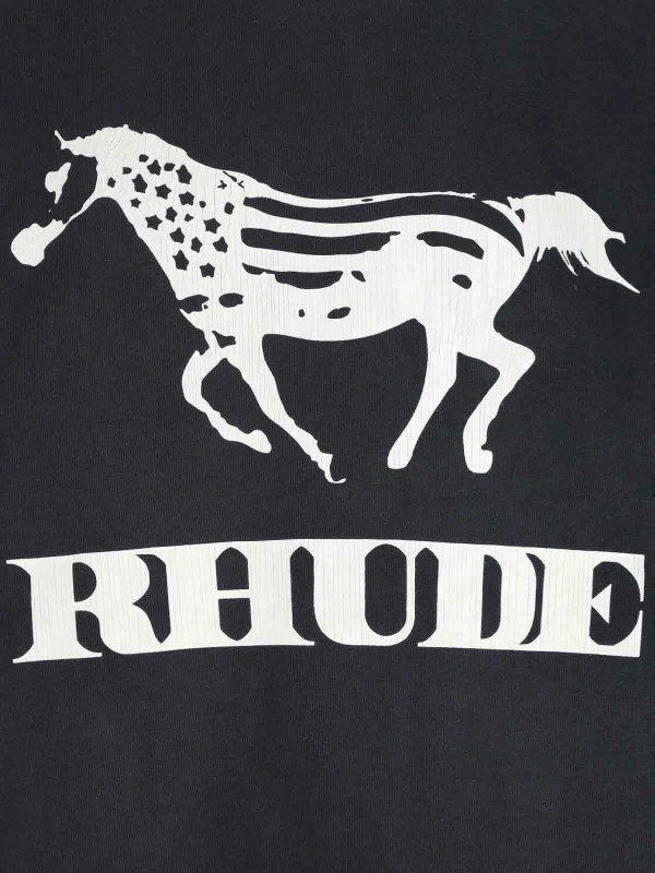 The Best Shops RHUDE: T-shirts - T-Shirt - Schwarz