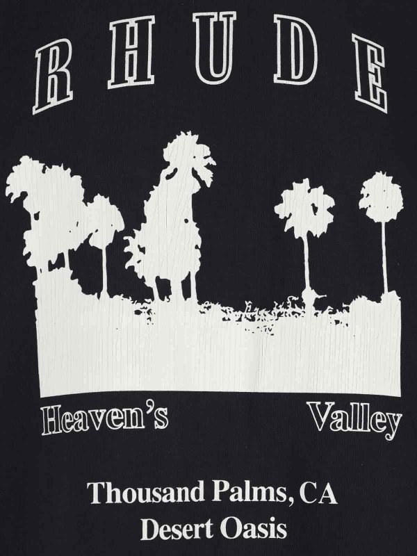 The Best Shops RHUDE: T-shirts - T-Shirt - Schwarz