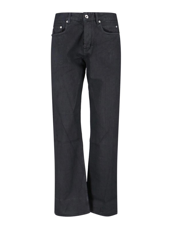RICK OWENS: straight leg jeans - Jeans Dritti