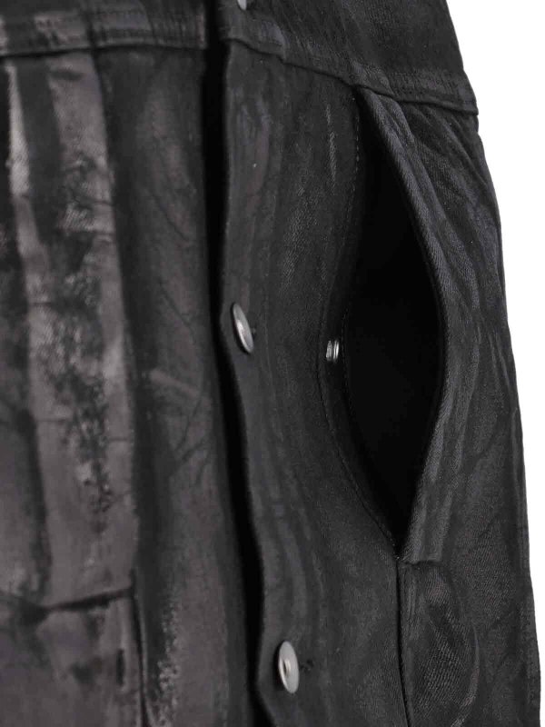 The Best Shops RICK OWENS: レザージャケット - レザージャケット - Jumbo