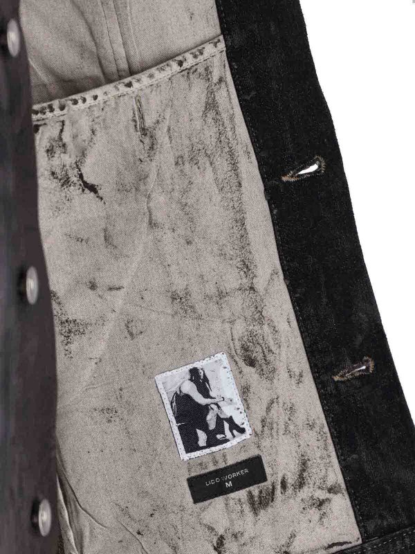 RICK OWENS buy online レザージャケット - Jumbo