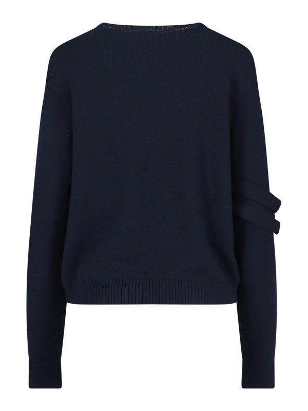 SIBEL SARAL: maglia collo rotondo online - Maglia In Lana Merino