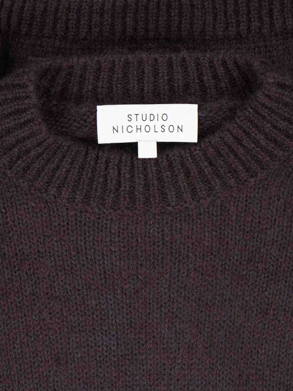 The Best Shops STUDIO NICHOLSON: crew necks - Maglione In Misto Mohair
