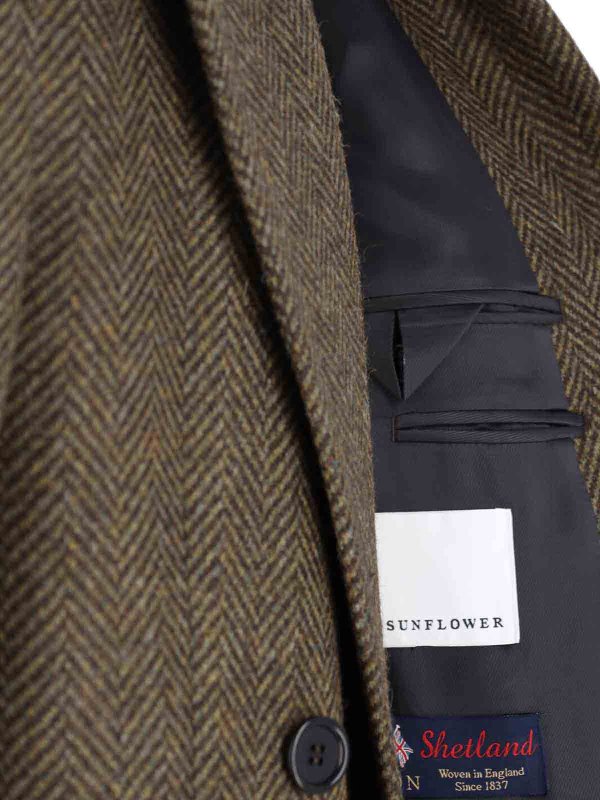 SUNFLOWER buy online 膝丈コート - 緑