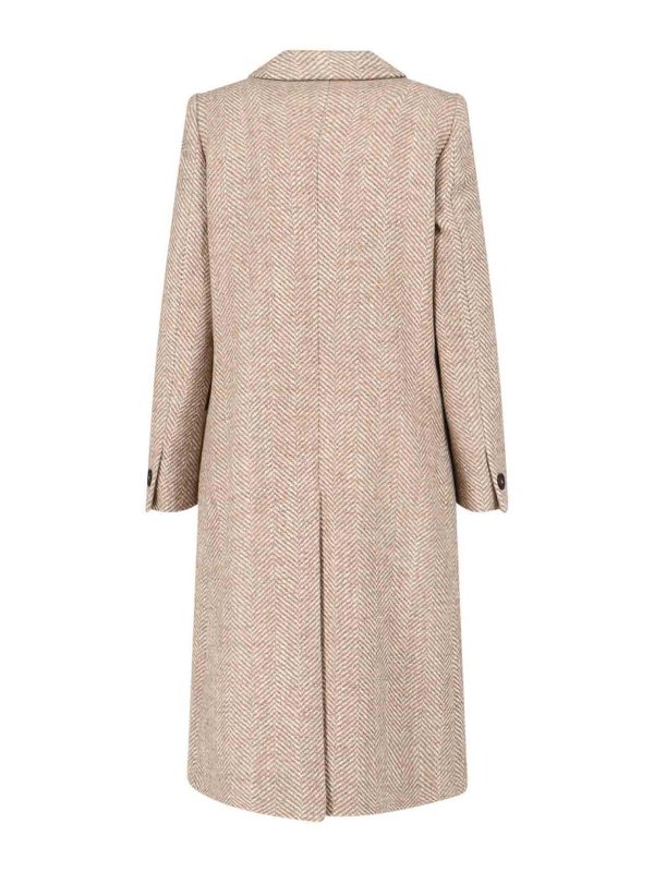 TAGLIATORE: knee length coats online - Double-breasted coat
