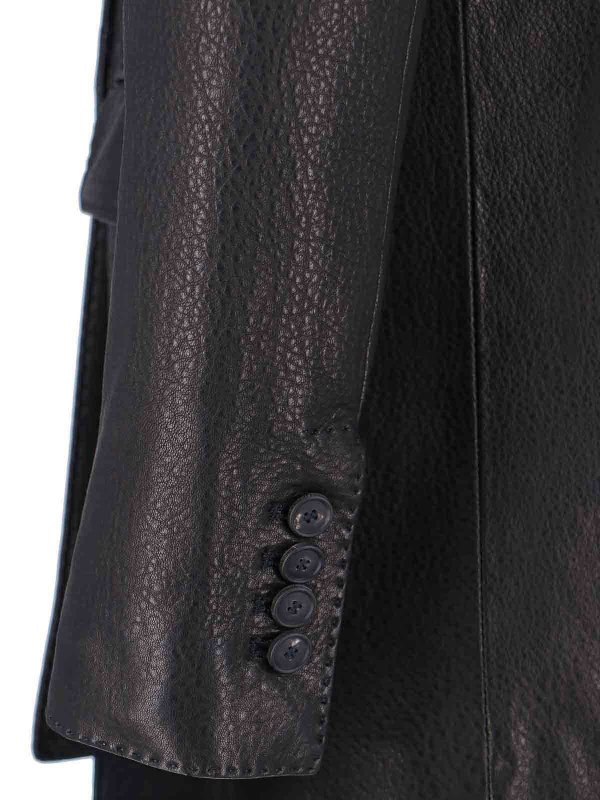 The Best Shops TAGLIATORE: blazers - Double-breasted lambskin blazer