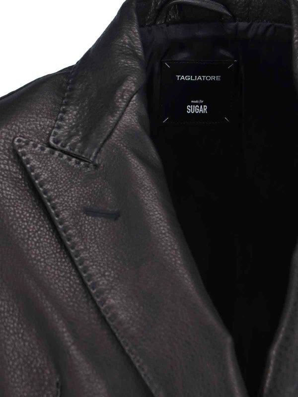 TAGLIATORE buy online Double-breasted lambskin blazer