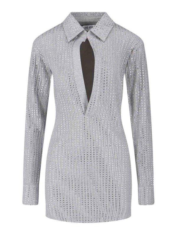 The Attico: Robes courtes - Robe Courte - Gris