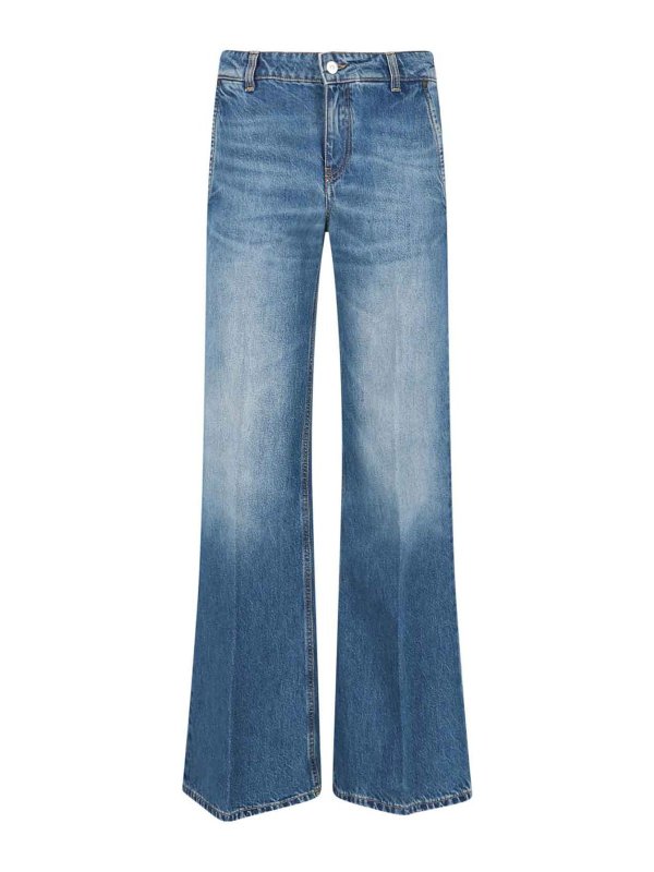 VICTORIA BECKHAM: Jeans à jambe droite - Jean Droit - Classic Blue