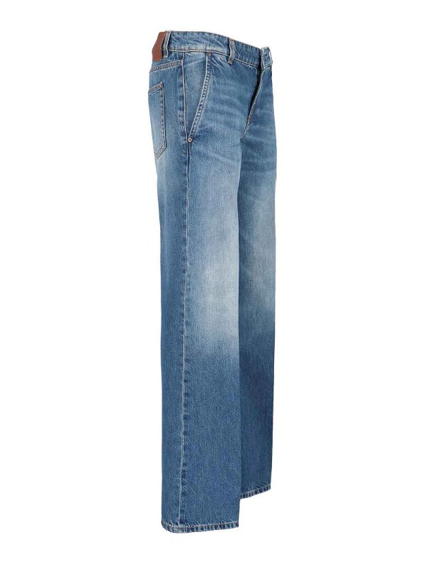 The Best Shops VICTORIA BECKHAM: Jeans à jambe droite - Jean Droit - Classic Blue