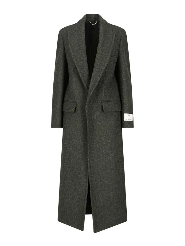 VICTORIA BECKHAM: Abrigos semilargos - Abrigo Midi - Verde