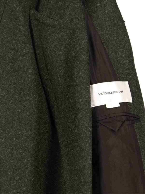 VICTORIA BECKHAM buy online Abrigo Midi - Verde