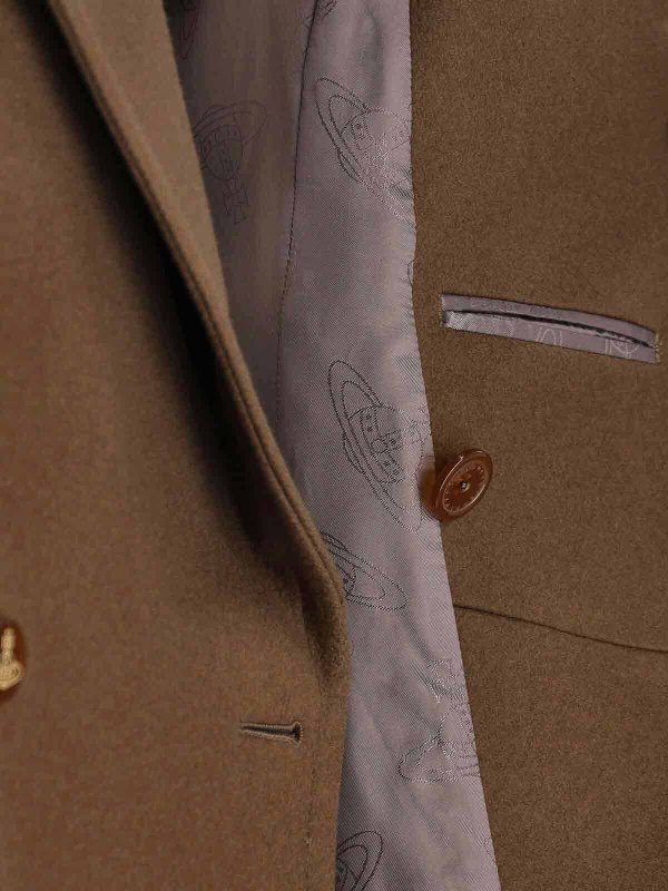 VIVIENNE WESTWOOD buy online Cappotto Doppiopetto In Lana E Cashmere