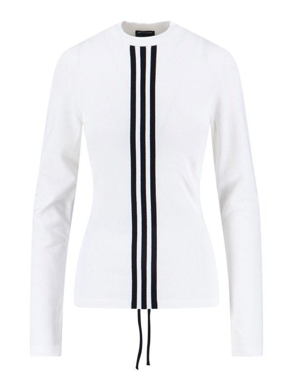 Y-3: Pull col rond - Pull Col Rond - 3-Stripes