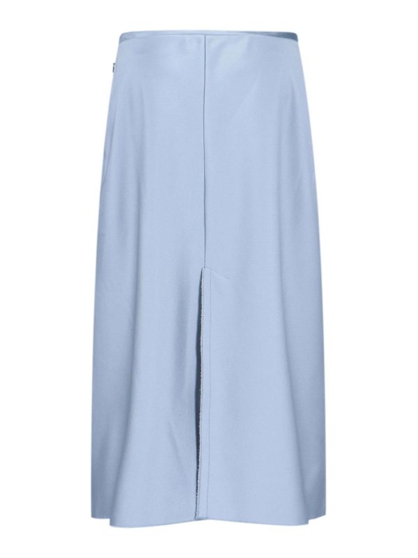 AMI PARIS: Faldas media pierna y semilargas online - Falda Semilarga - Azul
