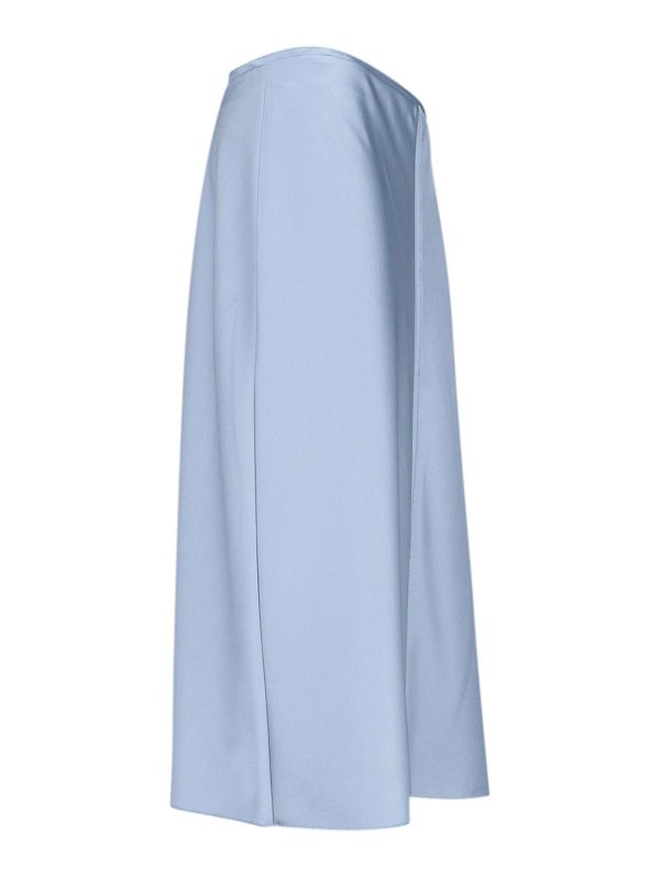 The Best Shops AMI PARIS: Faldas media pierna y semilargas - Falda Semilarga - Azul